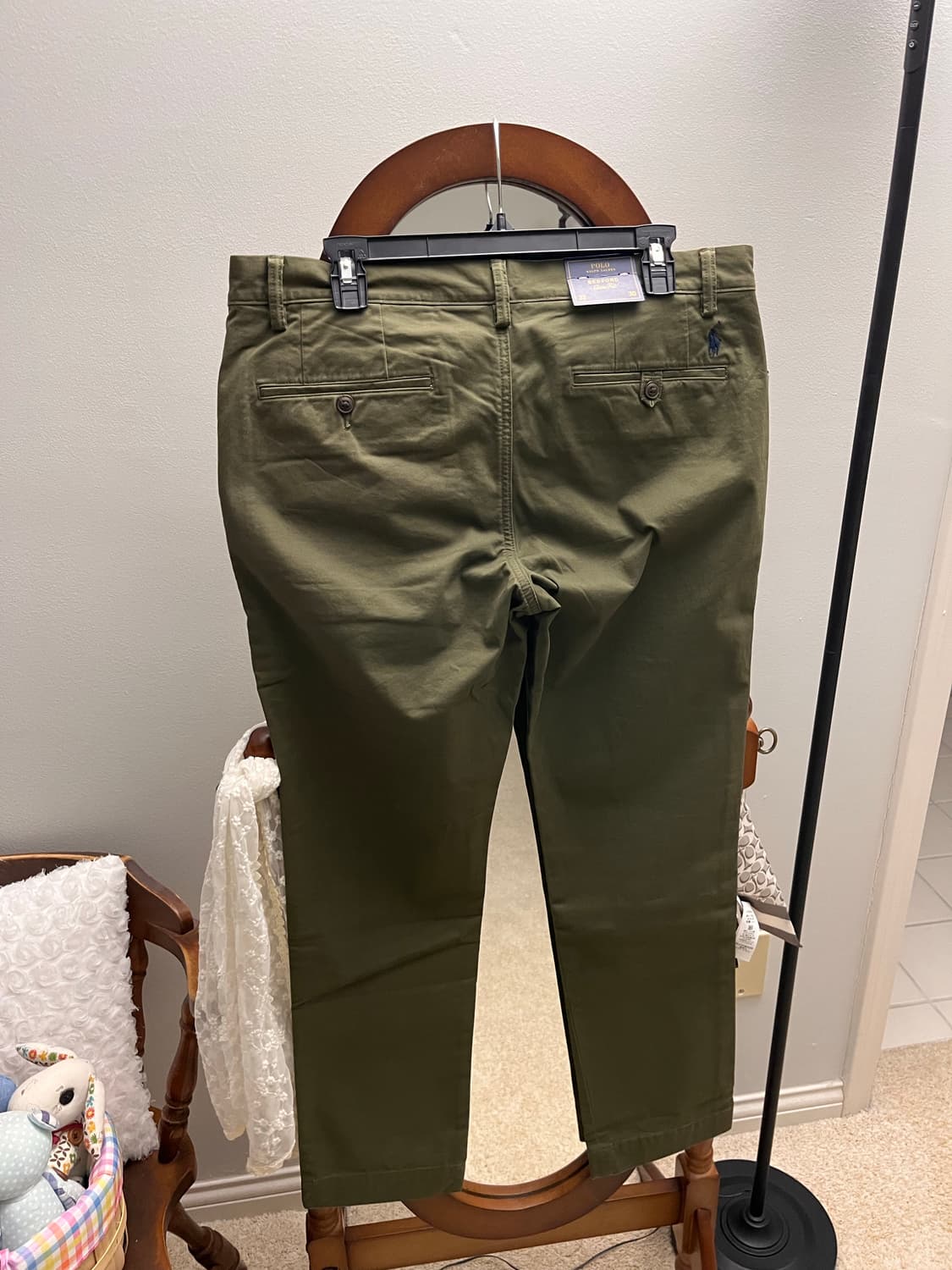 [미국직배송/새제품] 폴로 랄프 로렌 베드포드 스트레치 슬림핏 치노 그린 상품이미지5