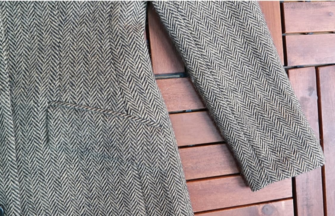 랄프로렌 양모,알파카 헤링본 롱 코트~우먼44~55 상품이미지4