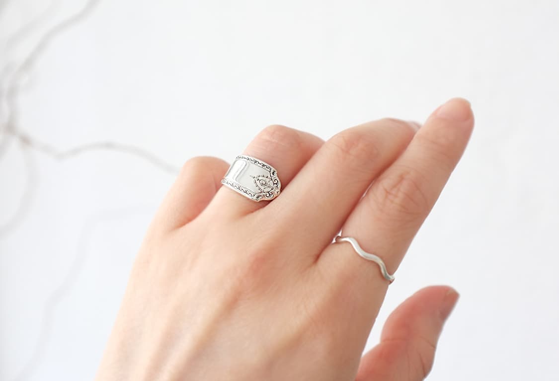 빈티지 스푼반지 빈티지 커트러리 스푼링 빈티지악세사리 상품이미지7