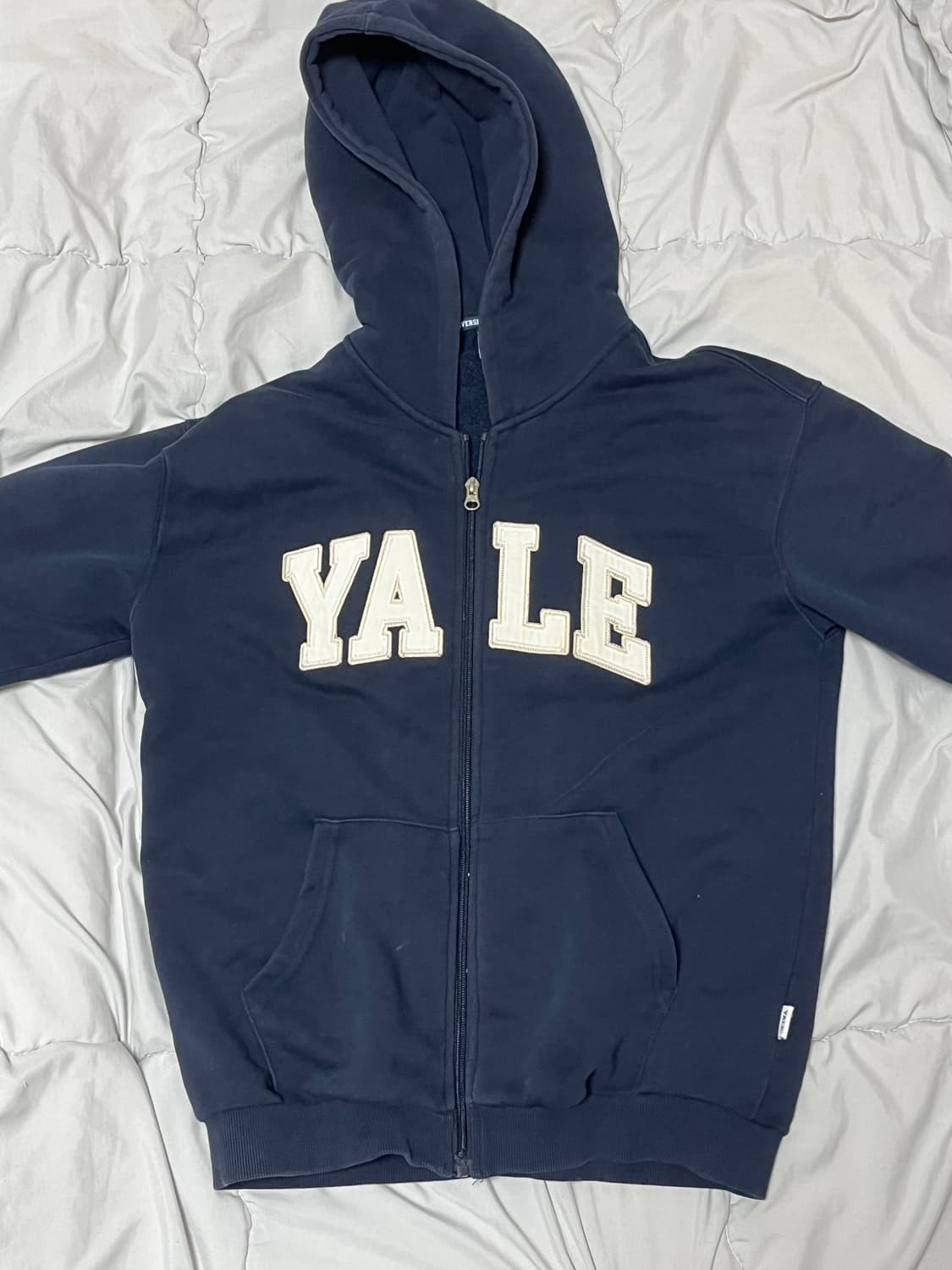 YALE 남색 후드집업 상품이미지2