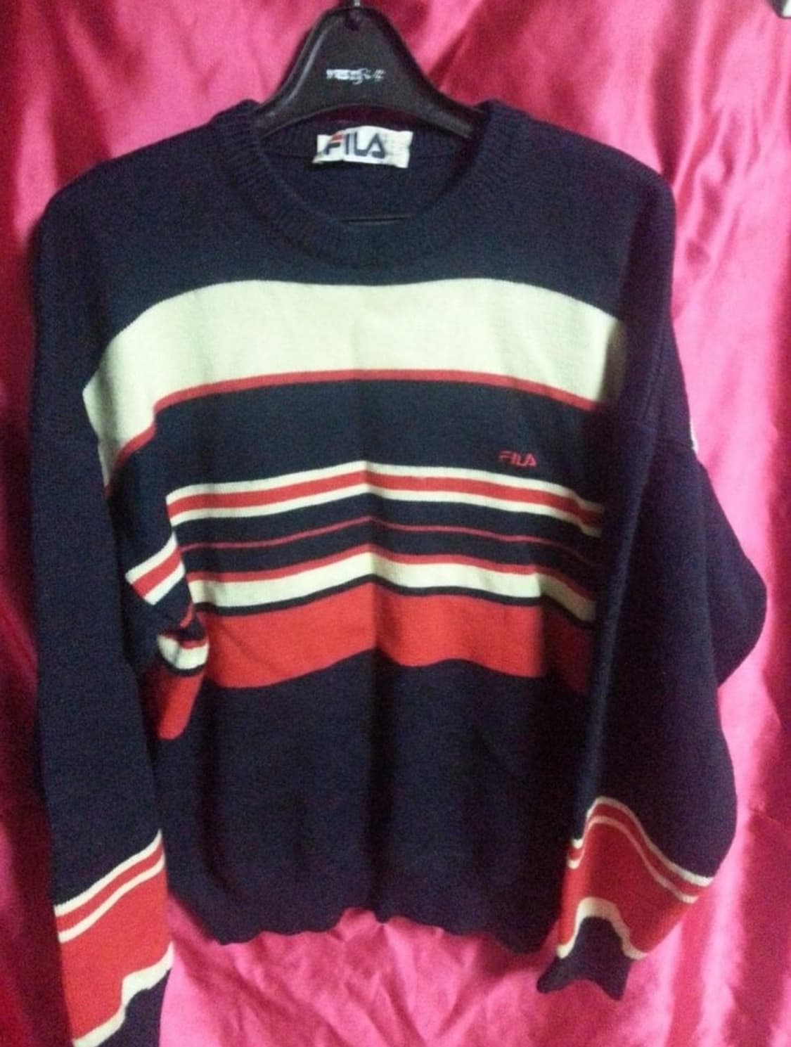 FILA 훨라 필라 올드스쿨 이태리 제작 니트 XL 105 상품이미지1