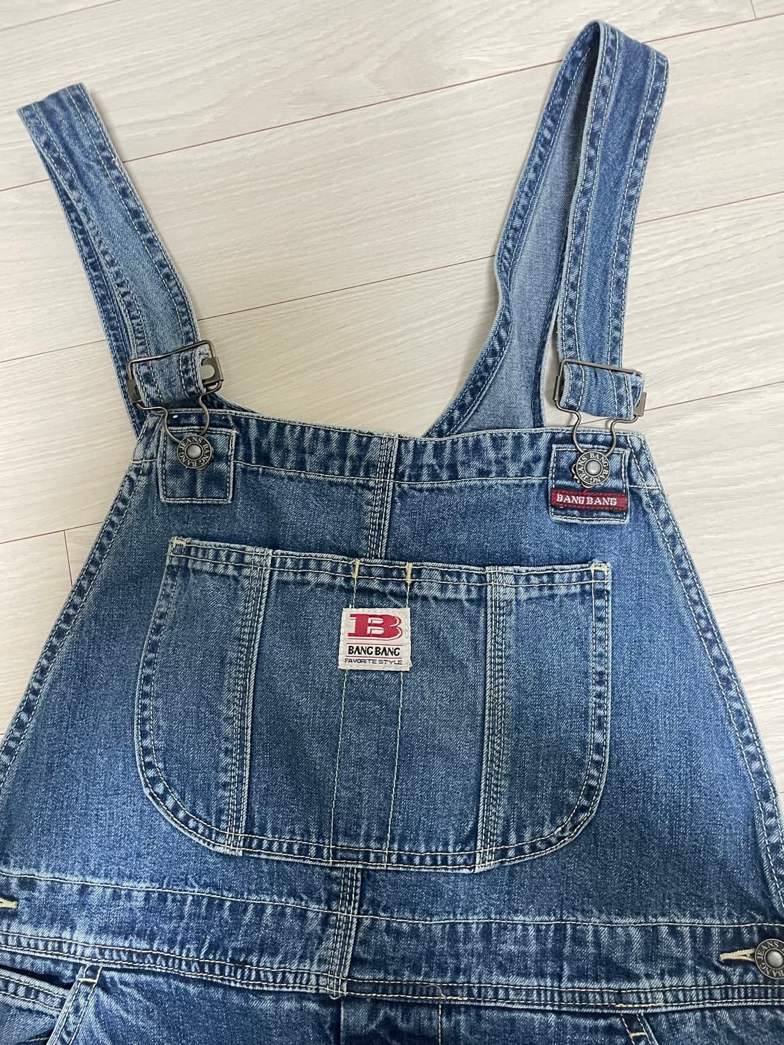 빈티지 오버롤 데님팬츠  상품이미지3