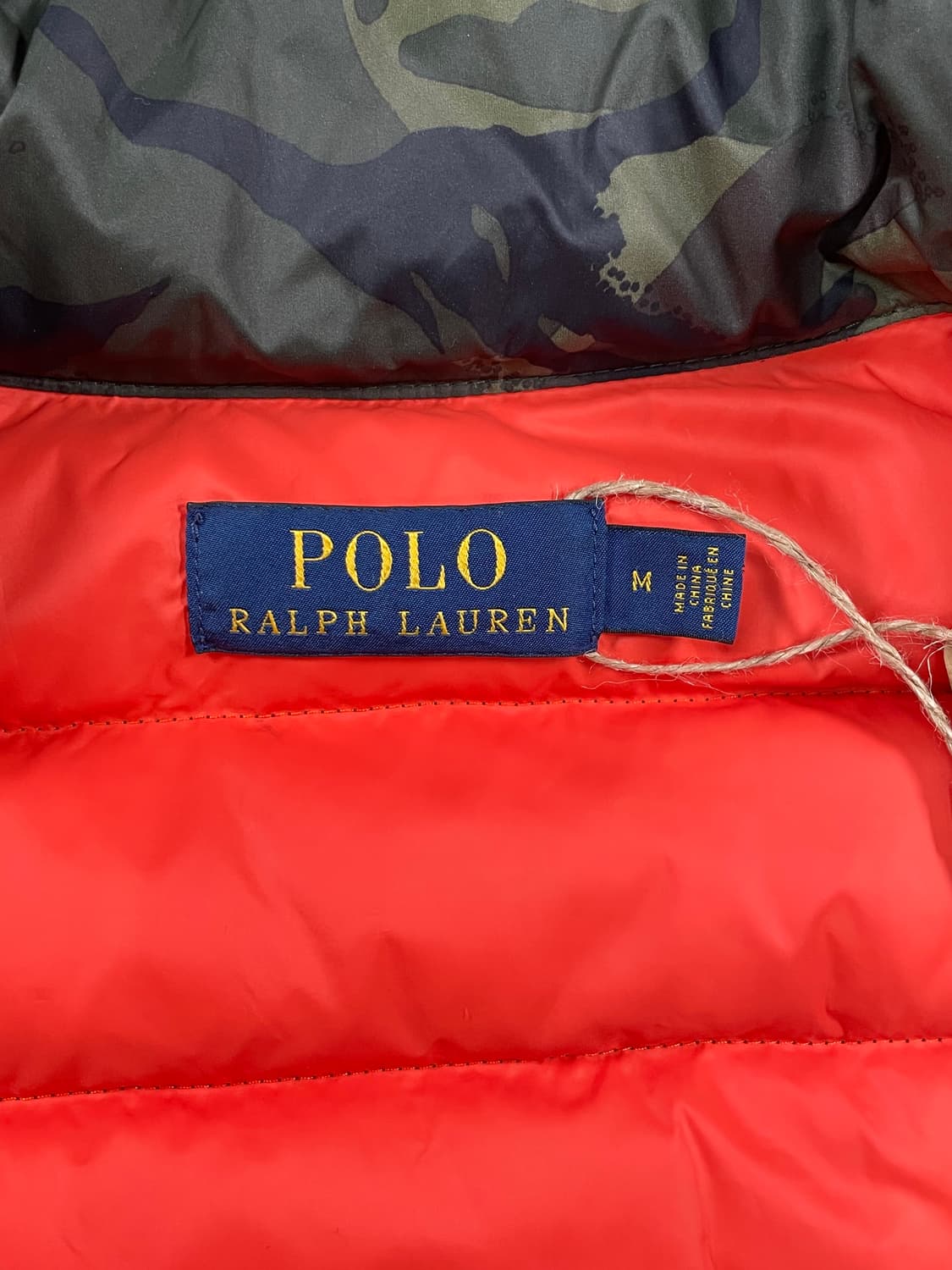 폴로 카모 패딩 베스트 상품이미지5