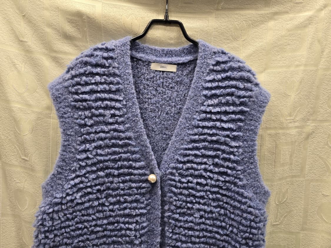 듀엘 DEWL 롱 니트 베스트 55~66 상품이미지2