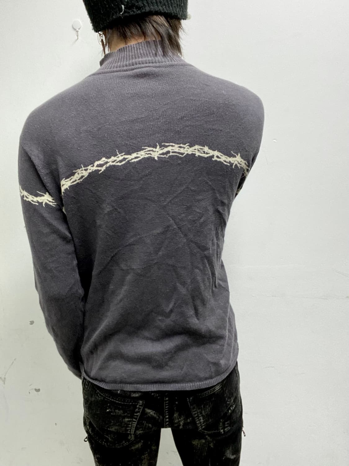 [Nicole Club For Men]thorn Print Sleeve 상품이미지7