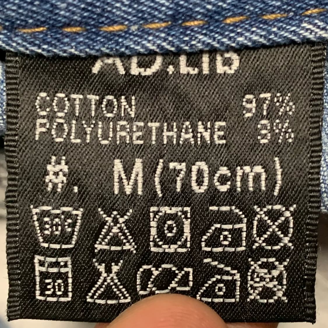 [31] AD LIB 패치워크 스키니진 상품이미지6