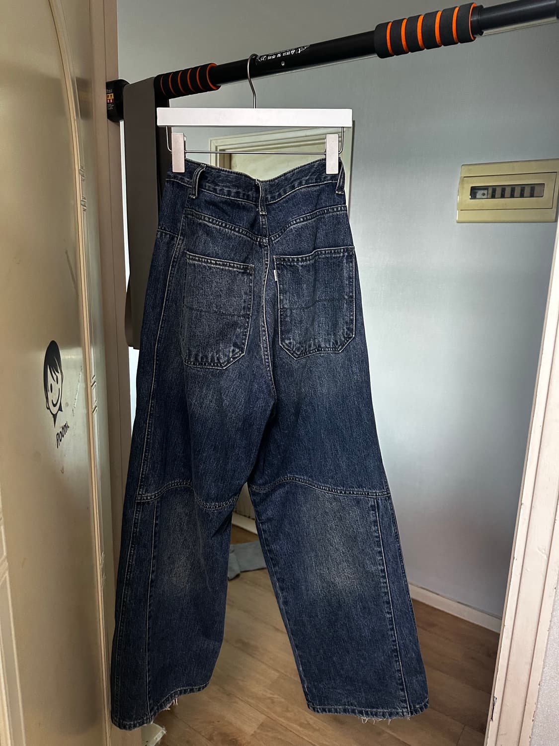 2) 해칭룸 와이드 라인 진 블루 상품이미지3