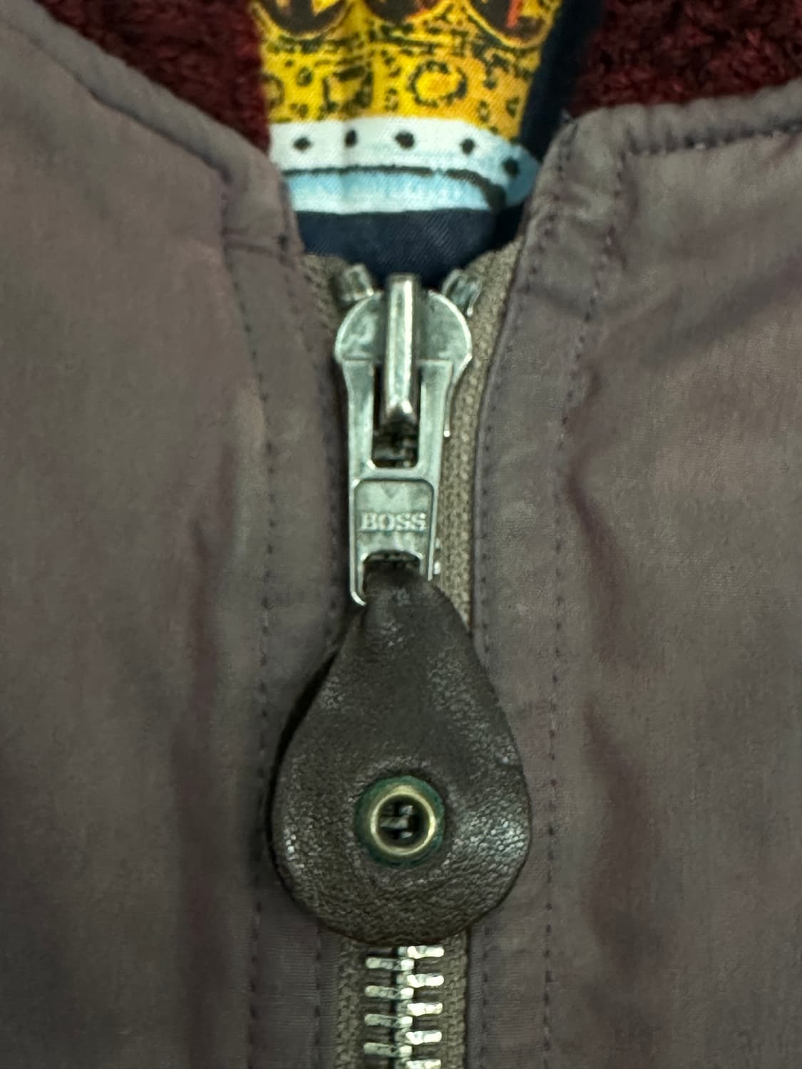 80s HUGO BOSS 봄버 자켓 XL 상품이미지7