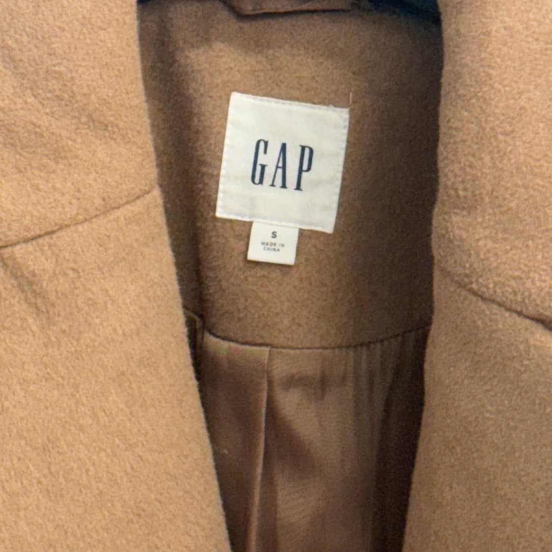 GAP 갭 카멜 롱 코트 (S) 상품이미지2