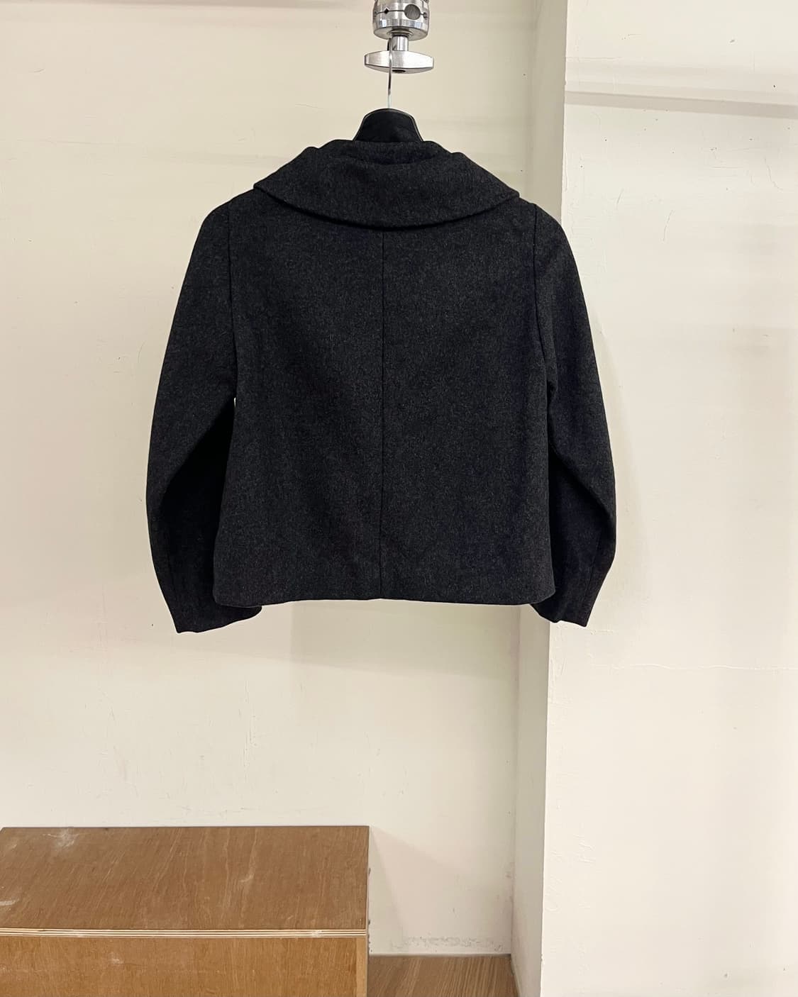 마르니 차콜 울 블랜드 오버사이즈 칼라 자켓 상품이미지6