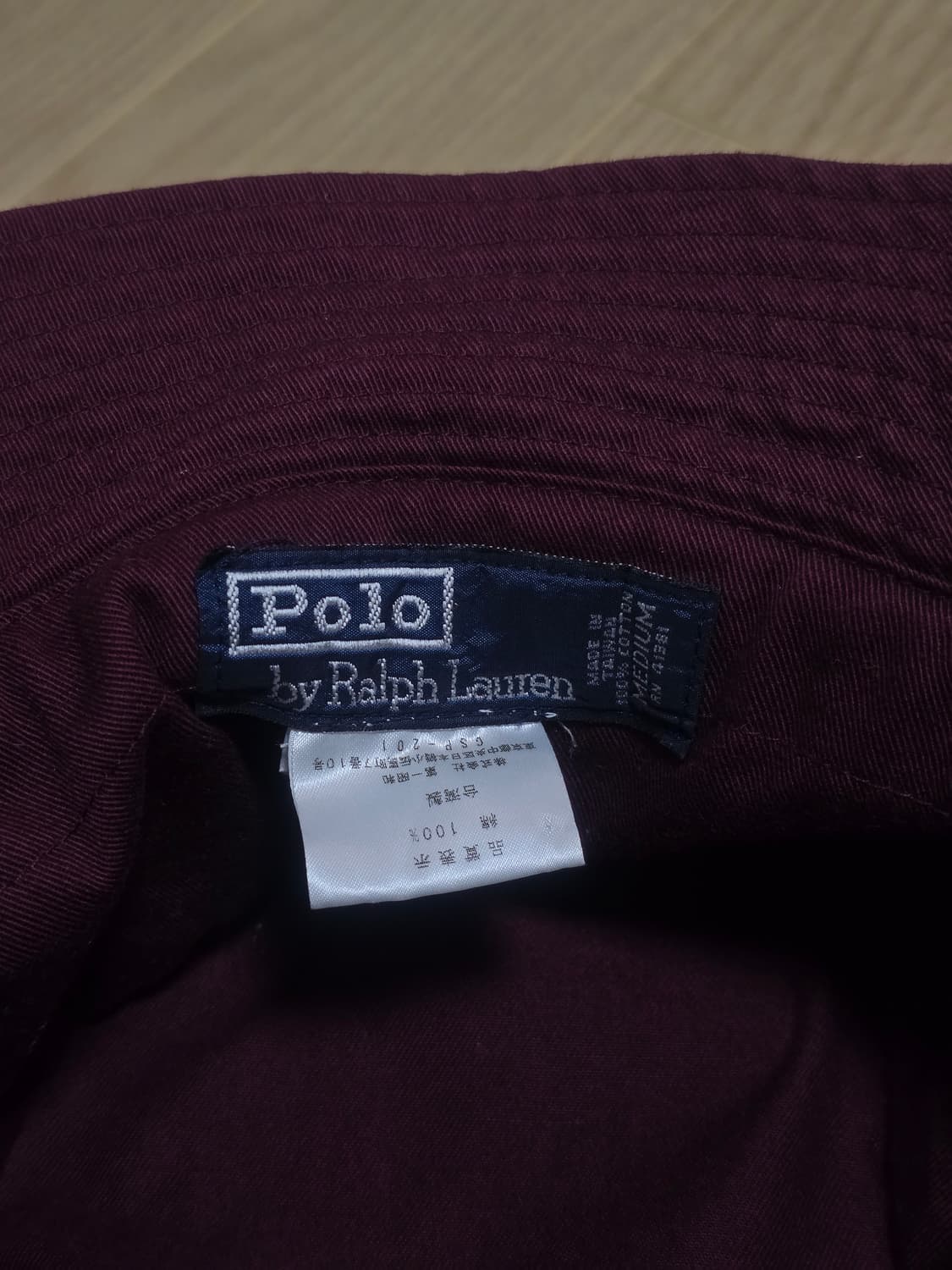 폴로랄프로렌 스몰 포니 버킷햇 버건디 M 상품이미지5