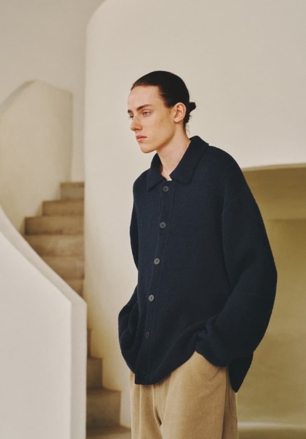 아트이프액츠 네이비 가디건 상품이미지1