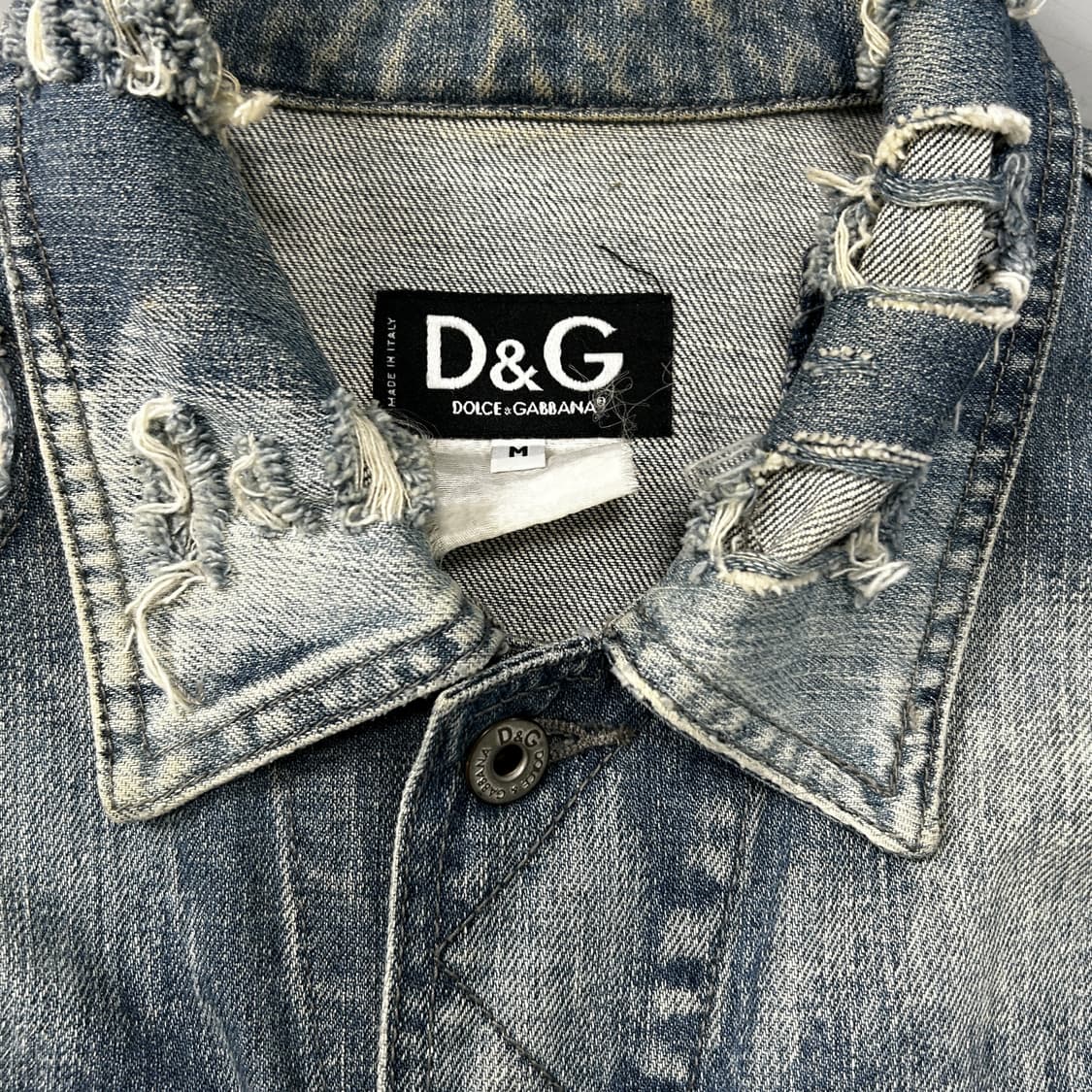 돌체앤가바나 디스트레스드 데님 자켓 상품이미지7