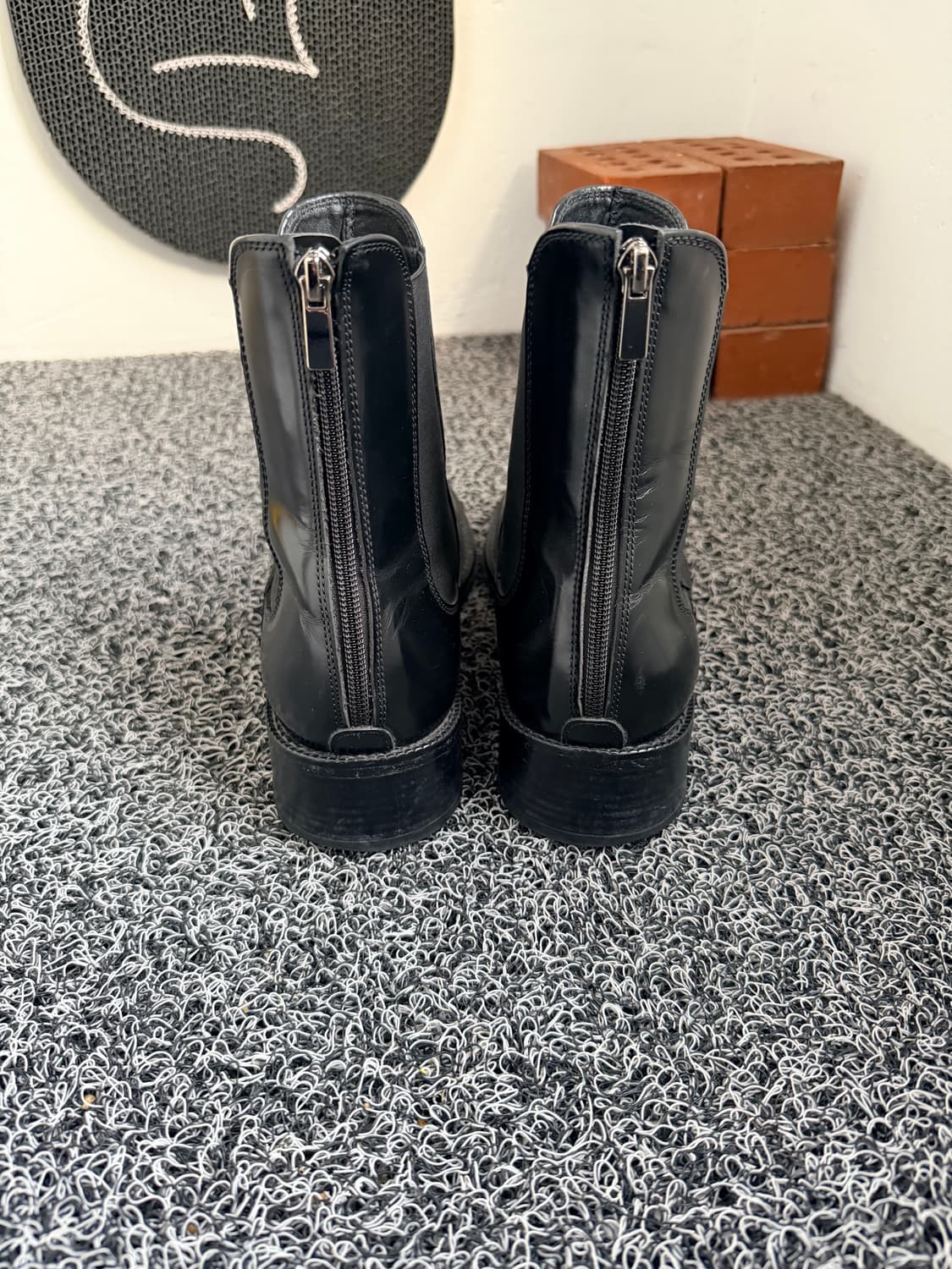 프리미엄 에이전트(E_tect) 지퍼 첼시 부츠 상품이미지4