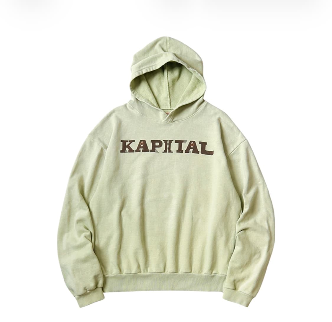 (2) 캐피탈 플리스 후드 스웨트셔츠 스피크이지 캐피탈 Pt 민트 상품이미지1