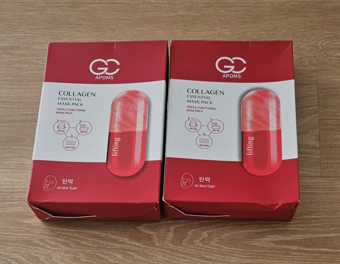 지씨아폼스 콜라겐 에센셜 마스크팩 2세트일괄판매  상품이미지2