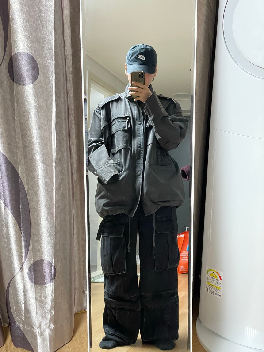 BLR Utility Cargo Washed Denim Pants2 M 상품이미지1