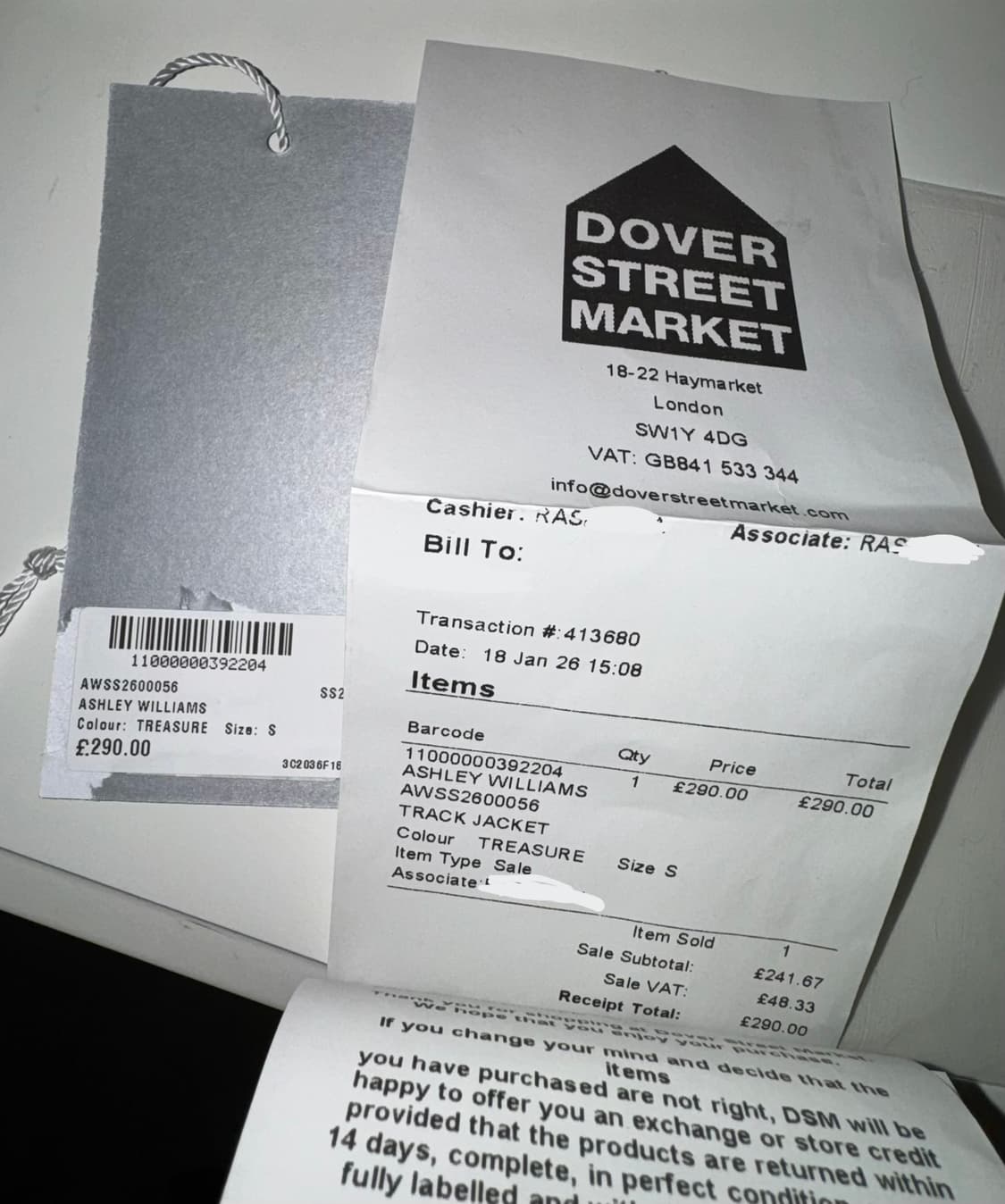 애슐리 윌리엄스 트랙 자켓 집업 y2k 갸루 파스텔 키치 민트 상품이미지3