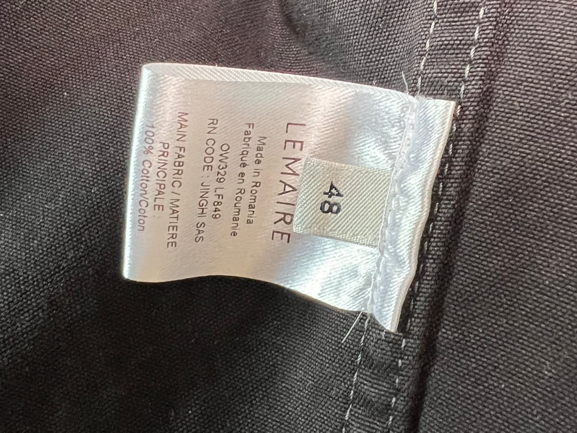 [48] 르메르 필드오버셔츠 블랙 상품이미지7