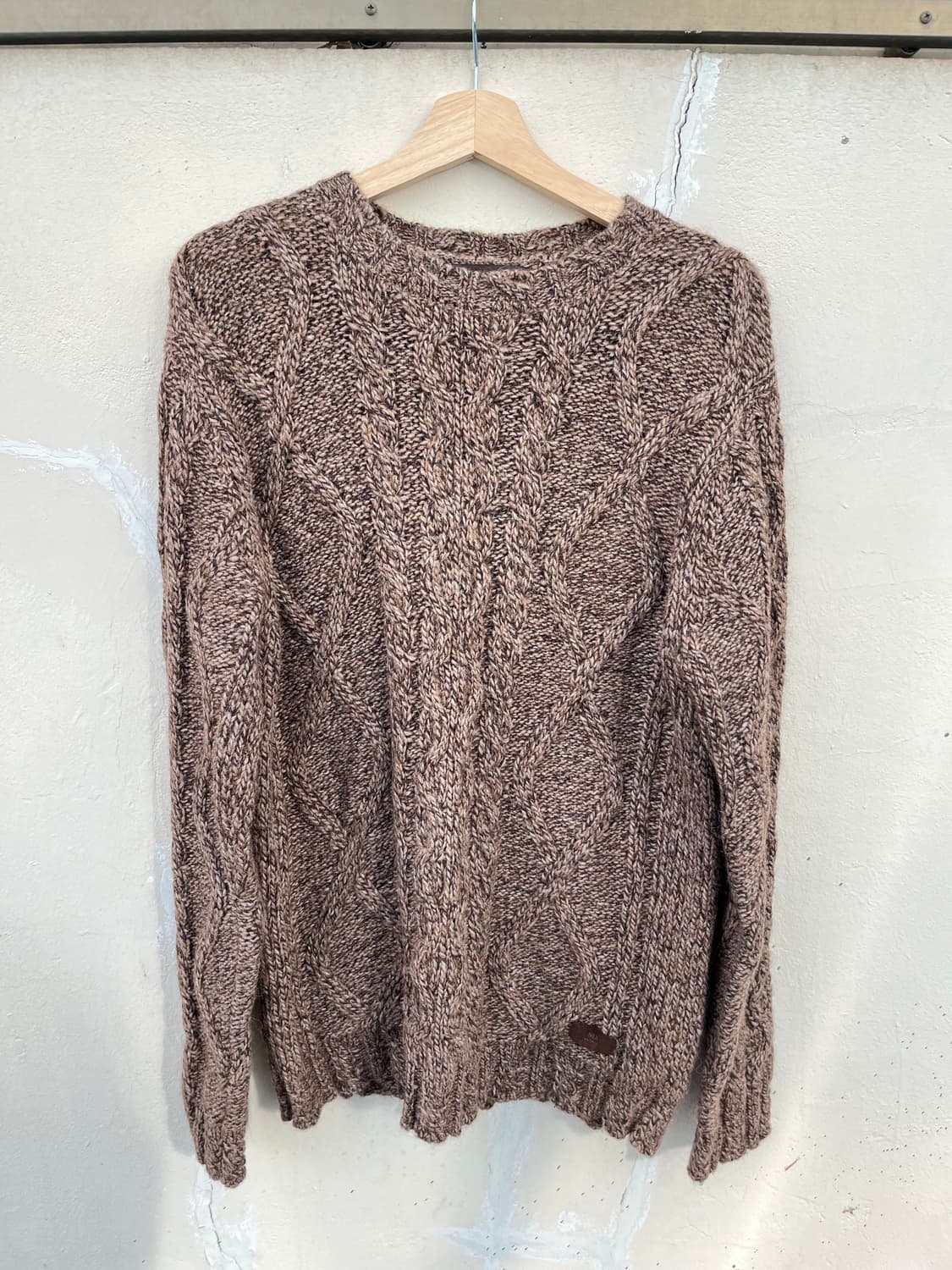 트위스트 브라운 니트 상품이미지2