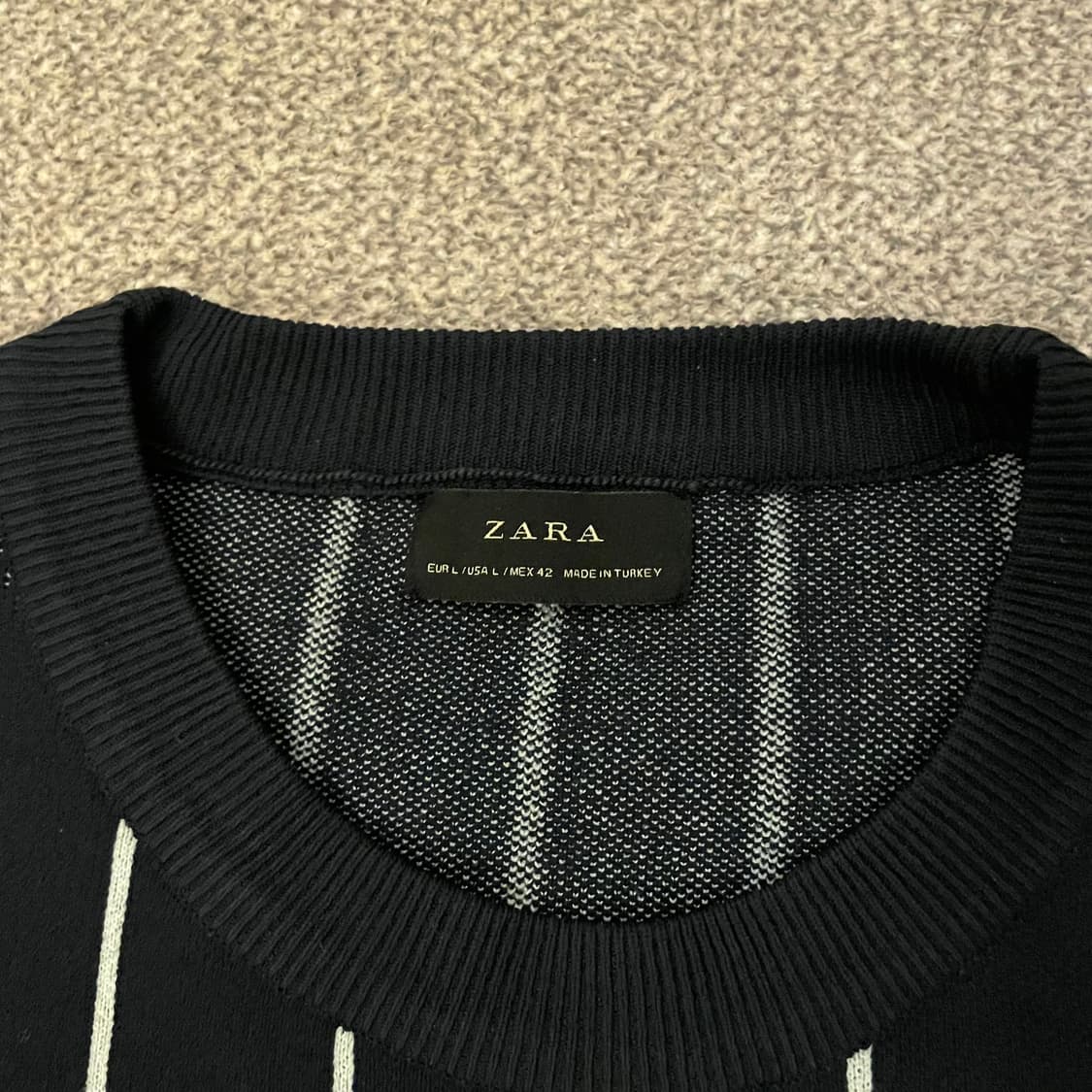 자라 스트라이프 니트 상품이미지5