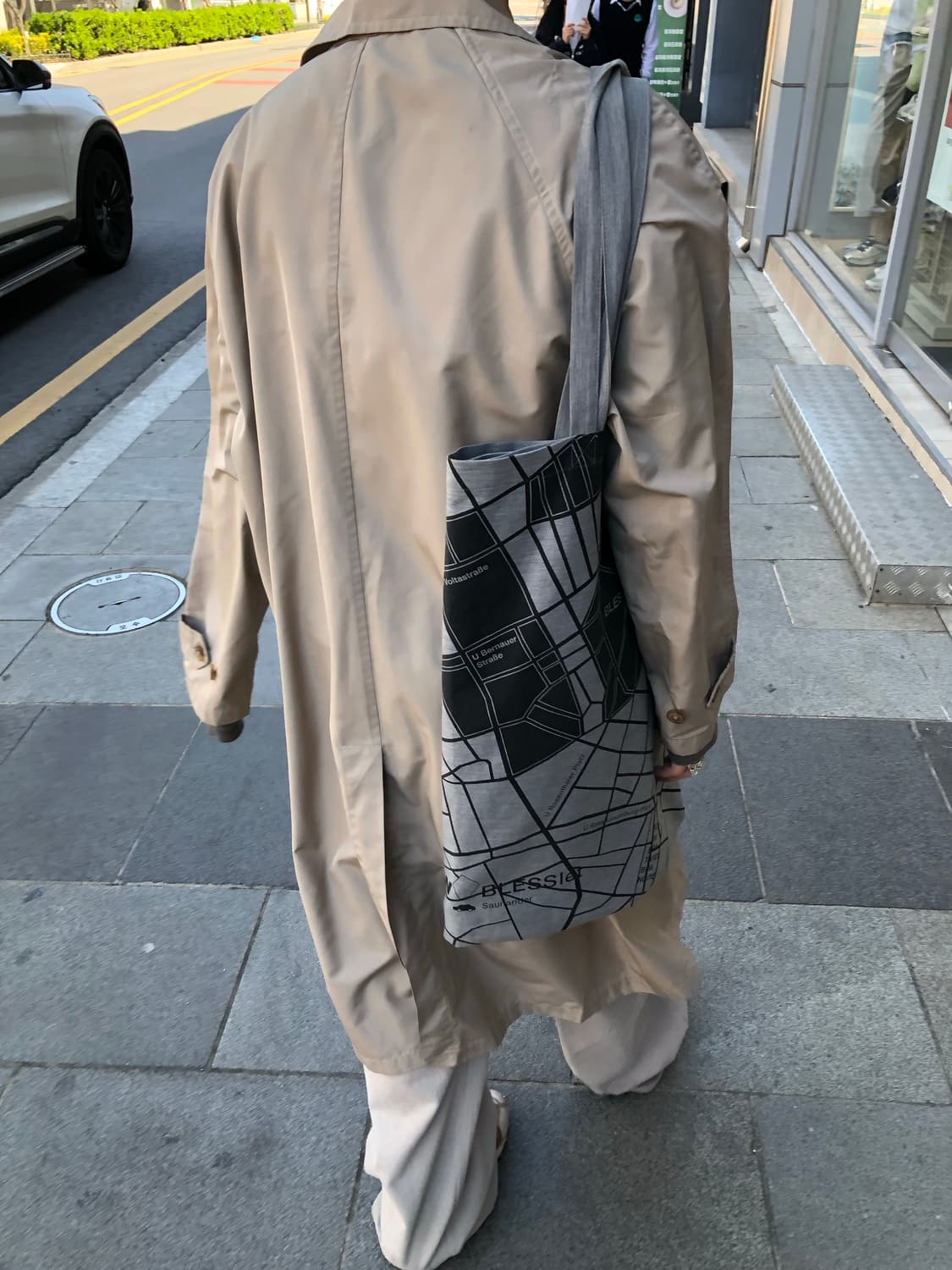 마르코 벤투리 하이넥 트렌치 코트 상품이미지4