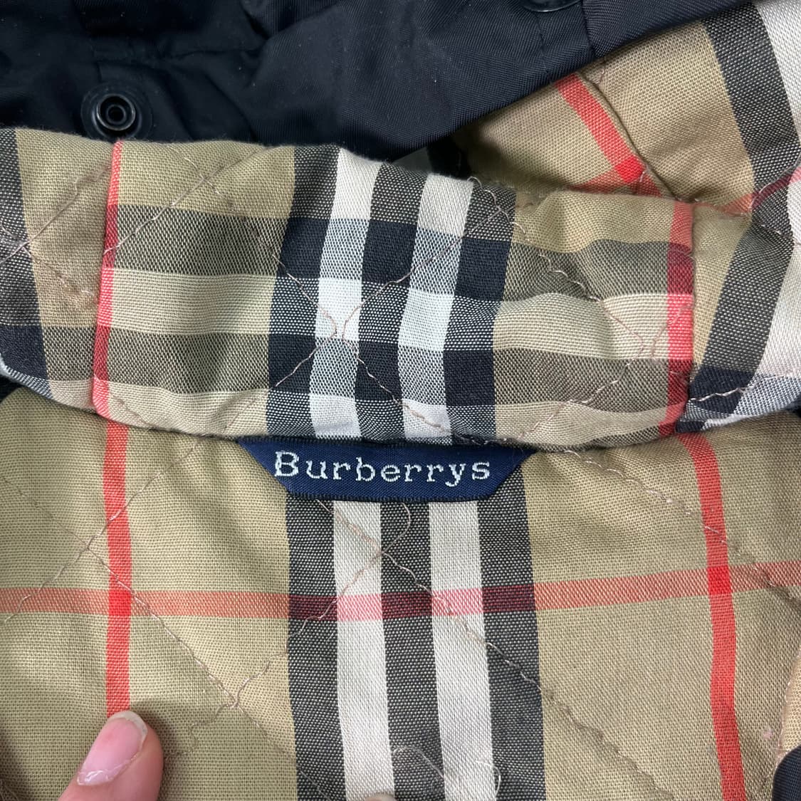 100 버버리 90s 누빔 코치 자켓 상품이미지3