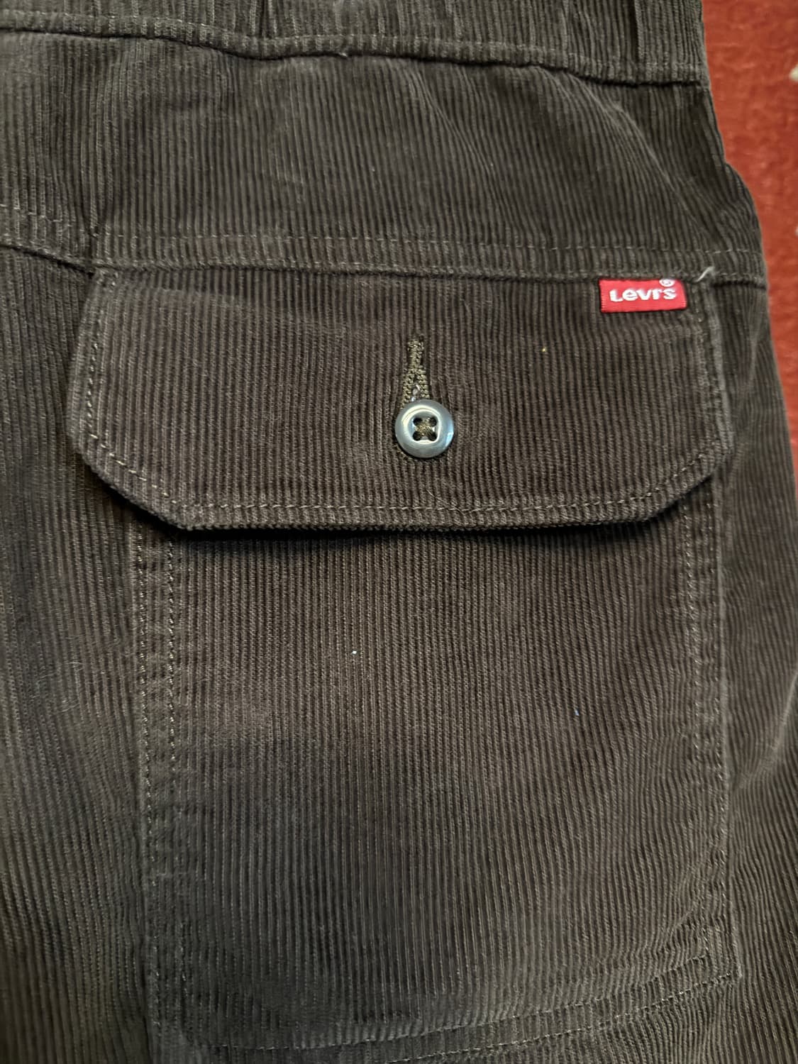 리바이스 브라운 코듀로이 카고팬츠 30-36 상품이미지5
