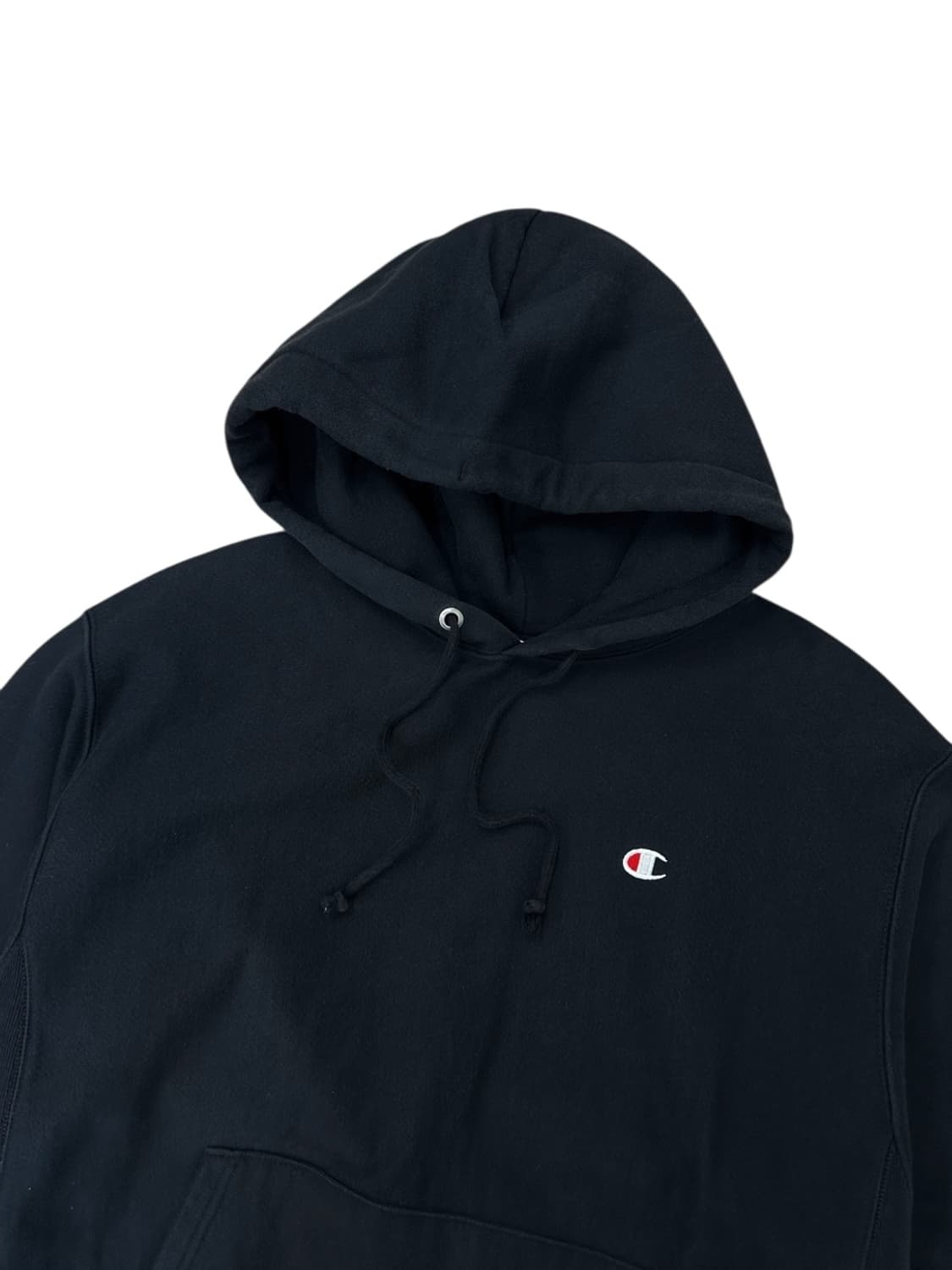 챔피온 리버스위브 후드티 블랙 (2XL) 상품이미지2