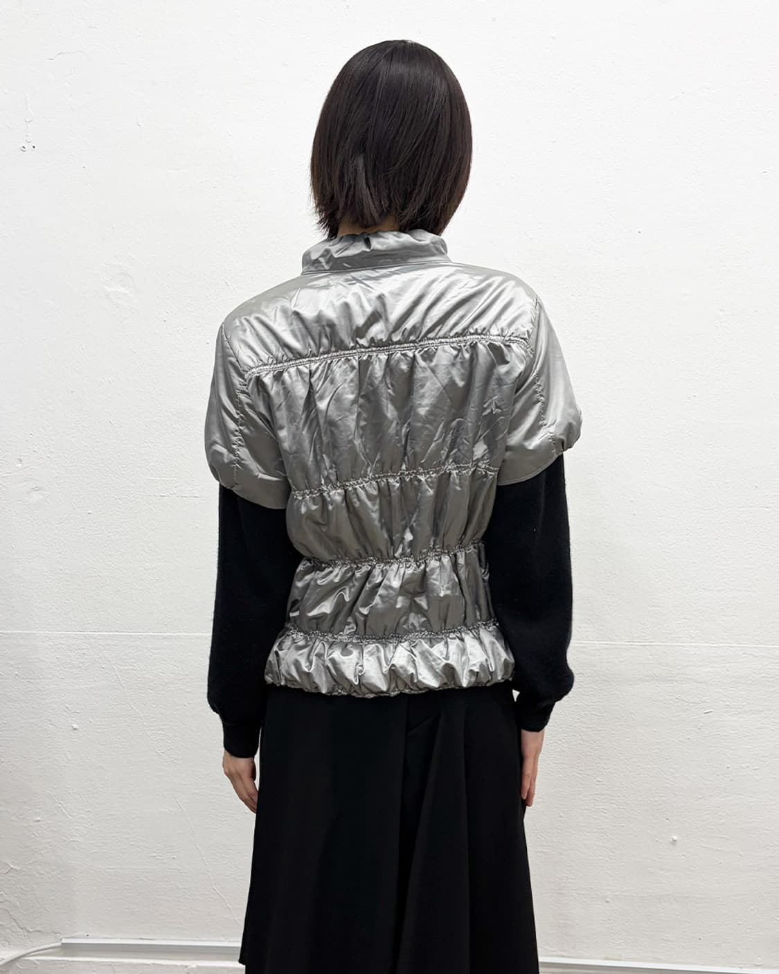 메트로시티 메탈릭 하이브리드 니트 풀오버 상품이미지2