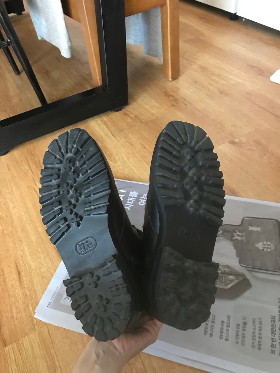 마르니 블랙 워커 부츠 상품이미지4