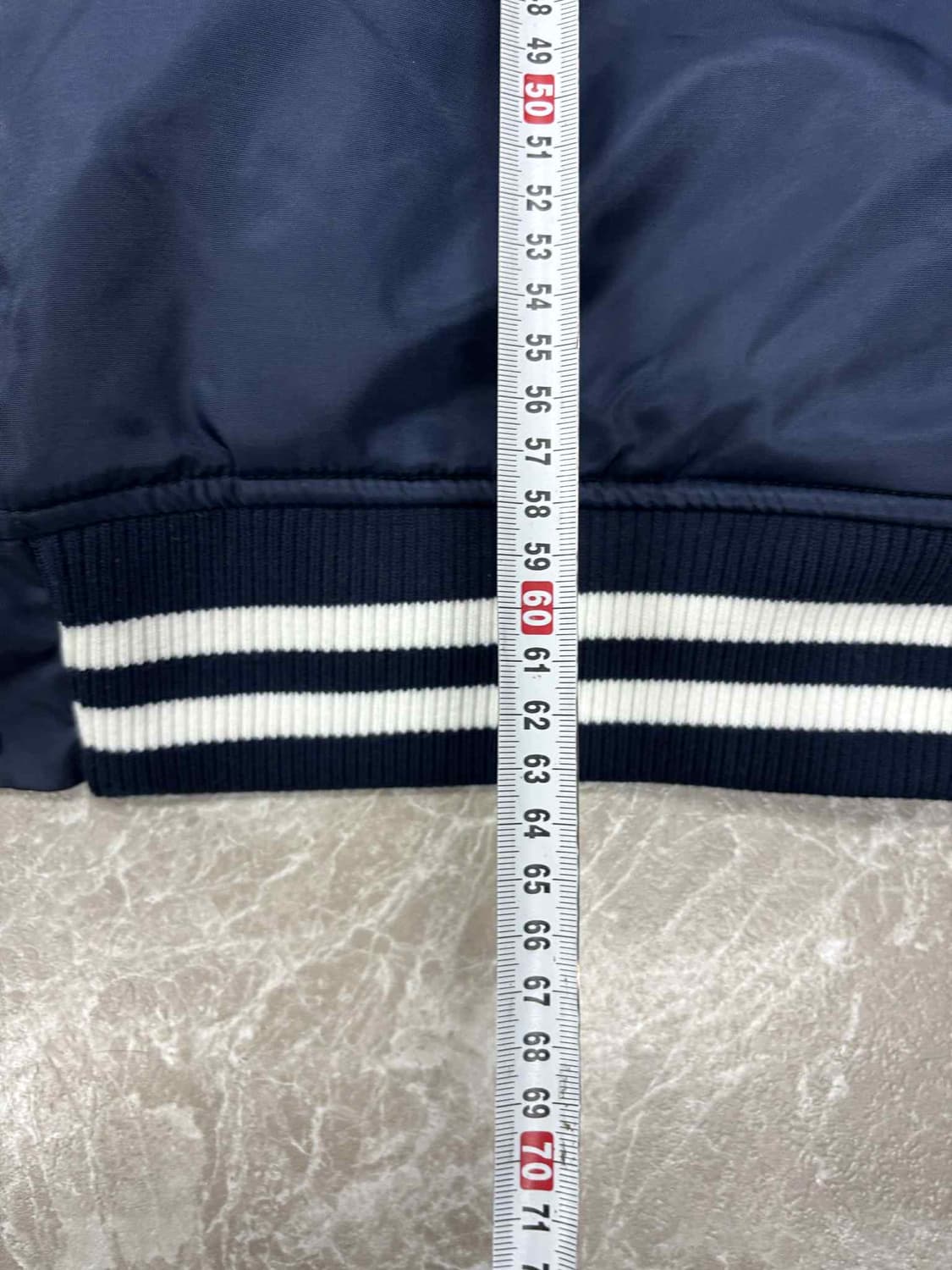 디스이즈네버댓 아치로고 네이비 바시티 자켓 봄버 점퍼(L) 상품이미지7