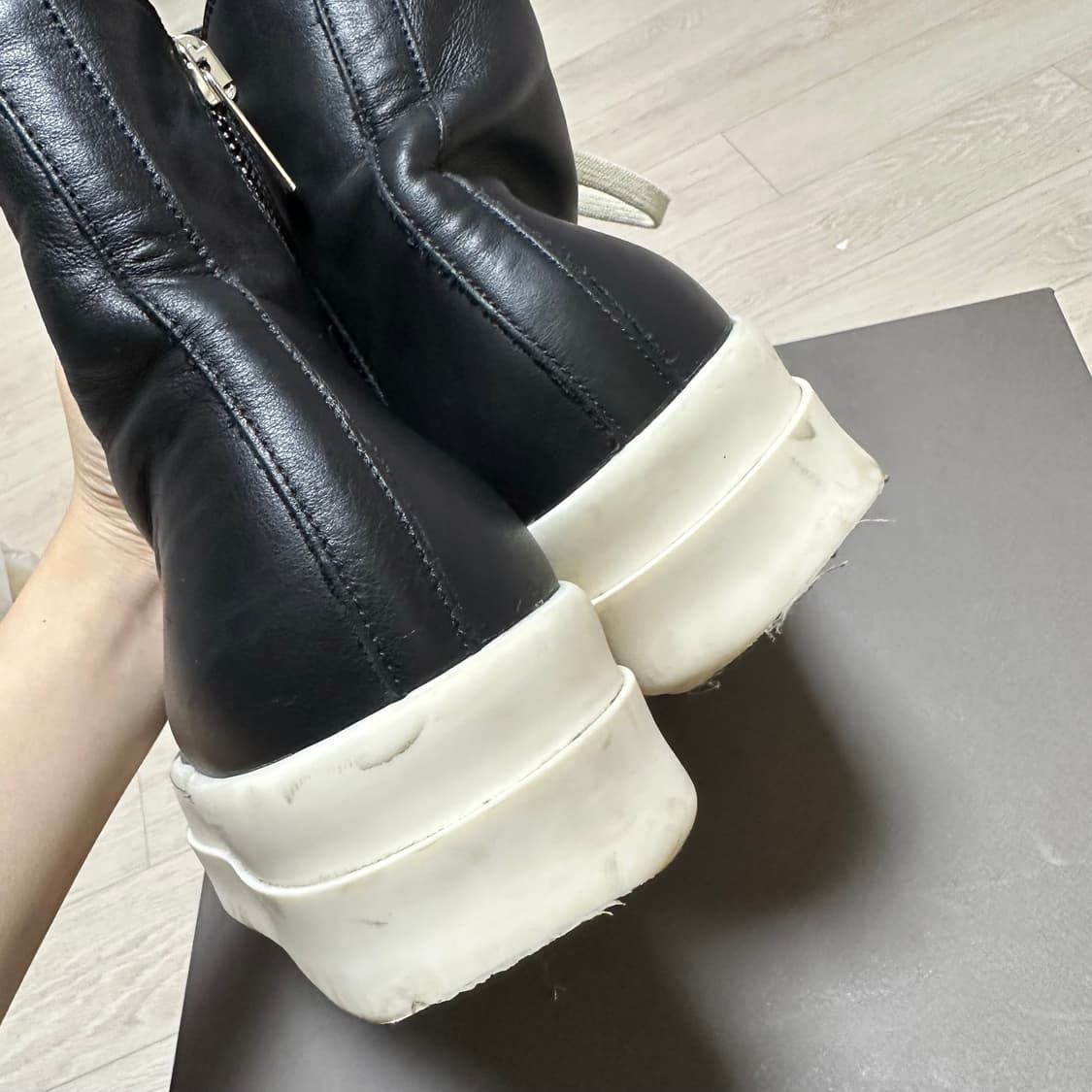 릭오웬스 메가범퍼 레더 38 상품이미지3
