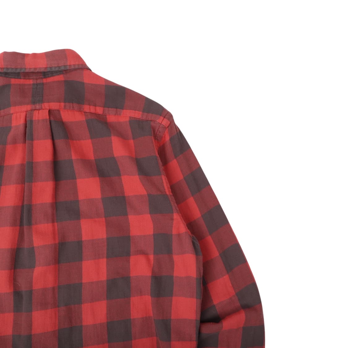 폴로 랄프로렌 QR 플란넬 체크 클래식핏 인디고 셔츠 상품이미지6