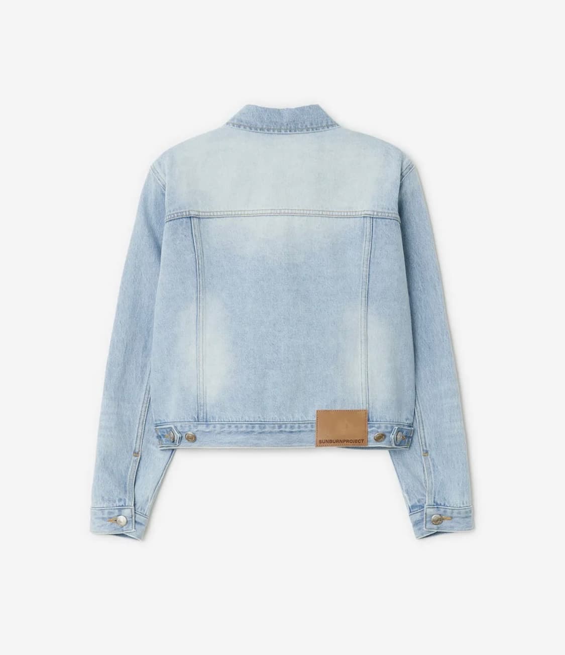 썬번프로젝트 Zip-up Denim Jacket 라이트블루 상품이미지4