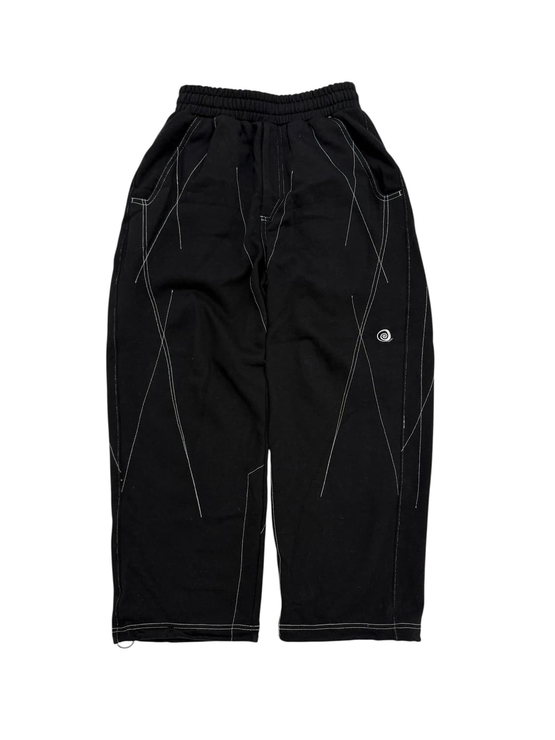 트래블 스티치 블랙 스웻팬츠 상품이미지5