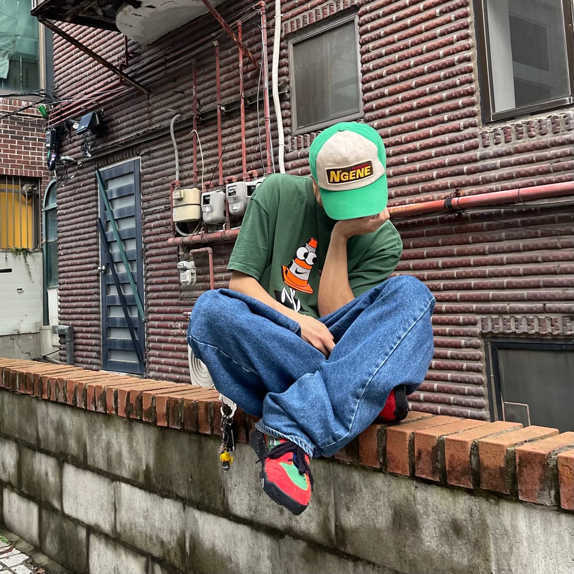 엔진 N’gene 컬러블록 캡 상품이미지1