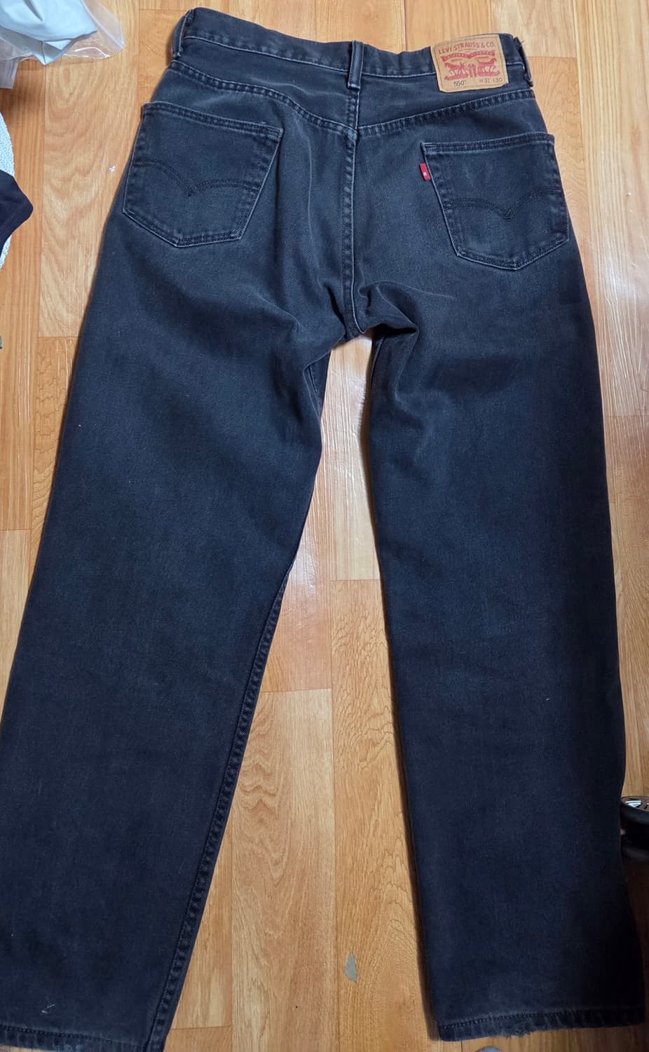 리바이스550 31x30 흑청데님 상품이미지3