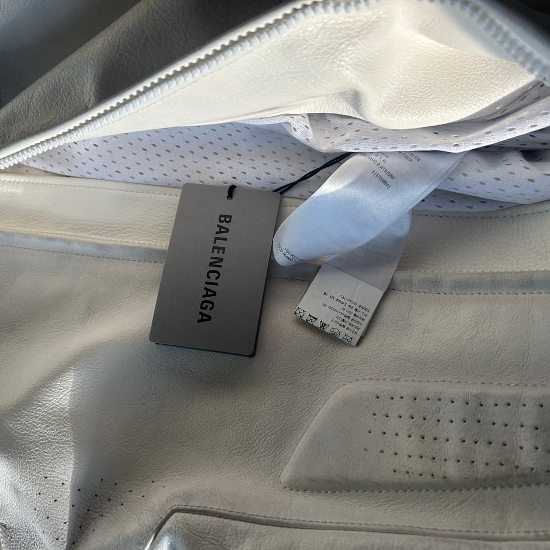 발렌시아가 모터사이클 레더 바이커 자켓 상품이미지10