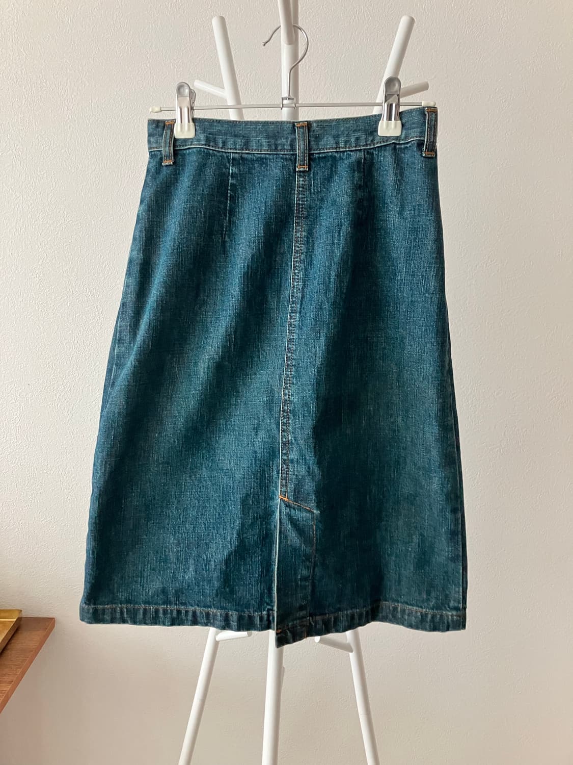 KENZO jeans 겐조진스 꽃자수 데님미디스커트 상품이미지4