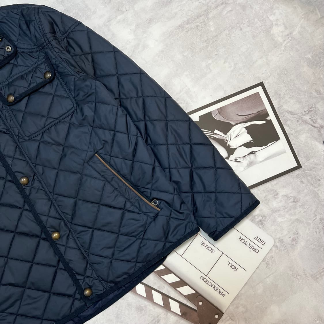 폴로 랄프로렌 네이비 퀼팅 자켓 상품이미지4