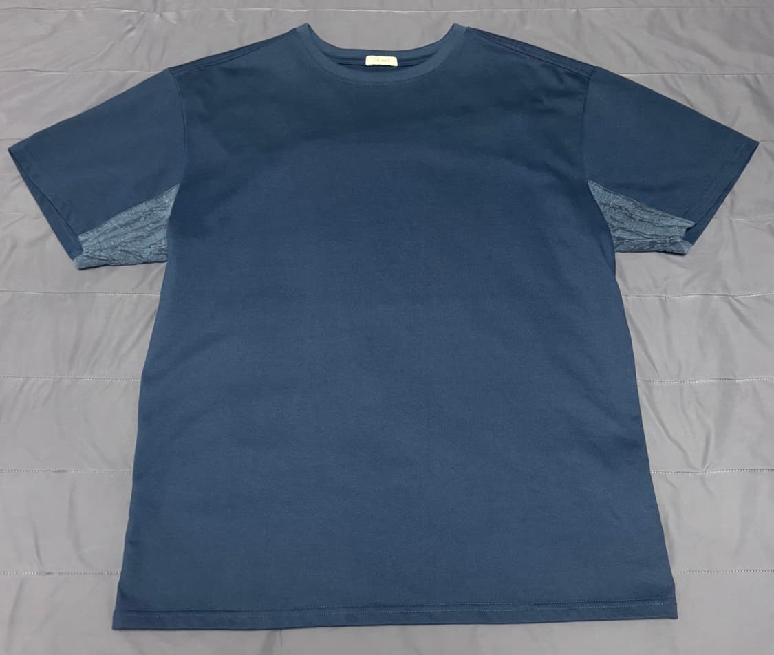 엑슬림 xlim ep.6 02 반팔 티셔츠 블루 네이비 상품이미지6