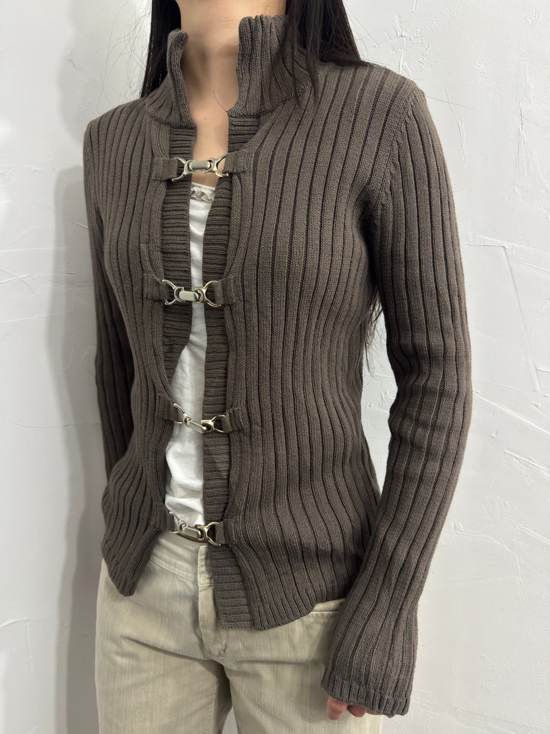 indivi buckle knit cardigan 상품이미지2