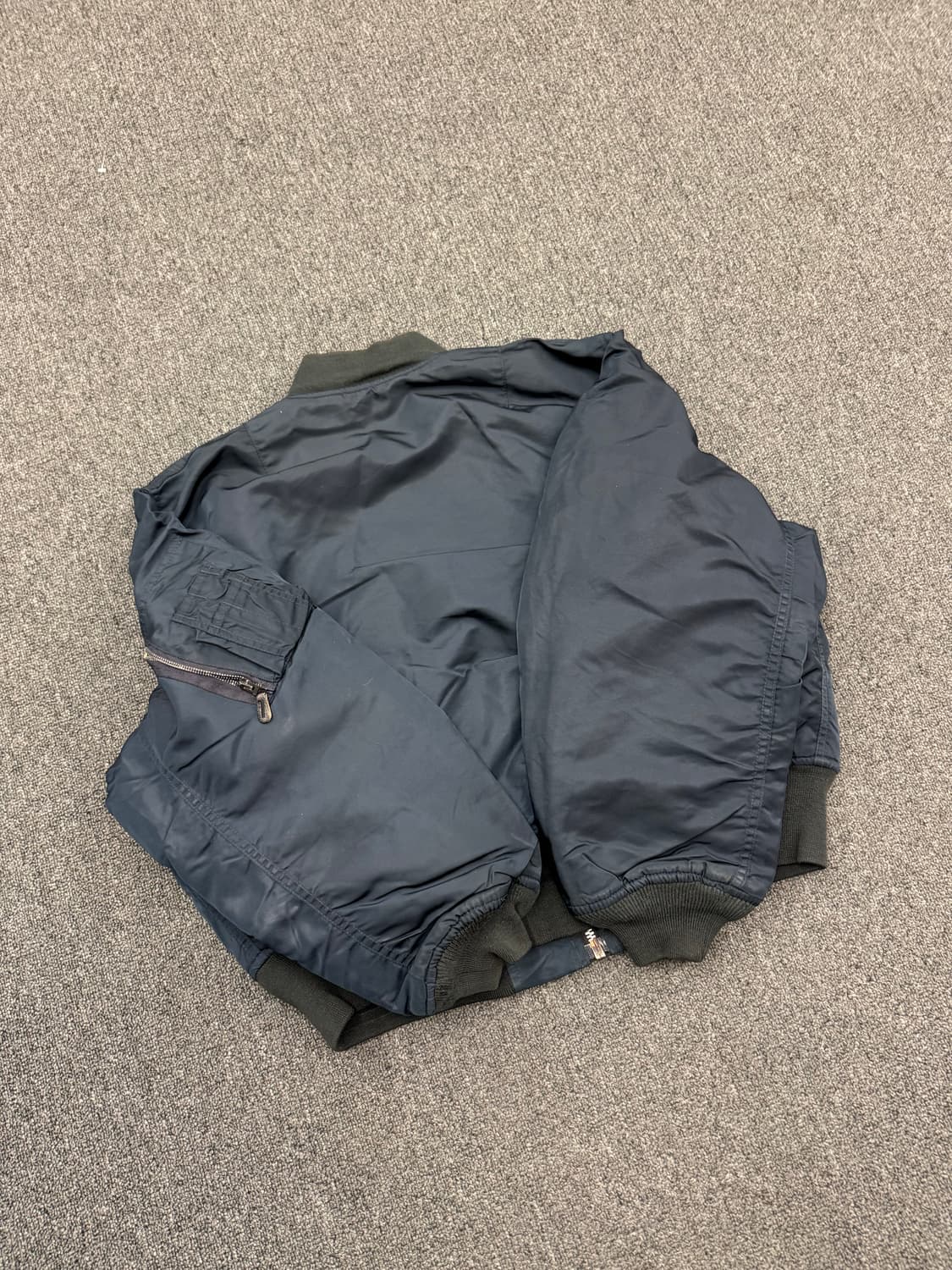 SCHOTT 빈티지 MA-1 네이비 항공점퍼 상품이미지4