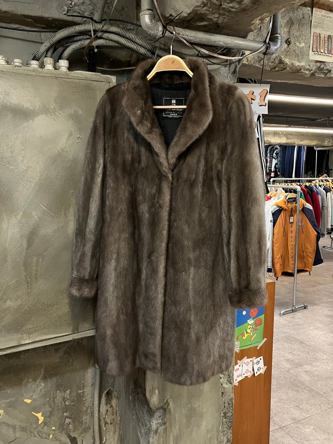 진도 롱 밍크 코트 딥브라운 #csz3786 상품이미지1