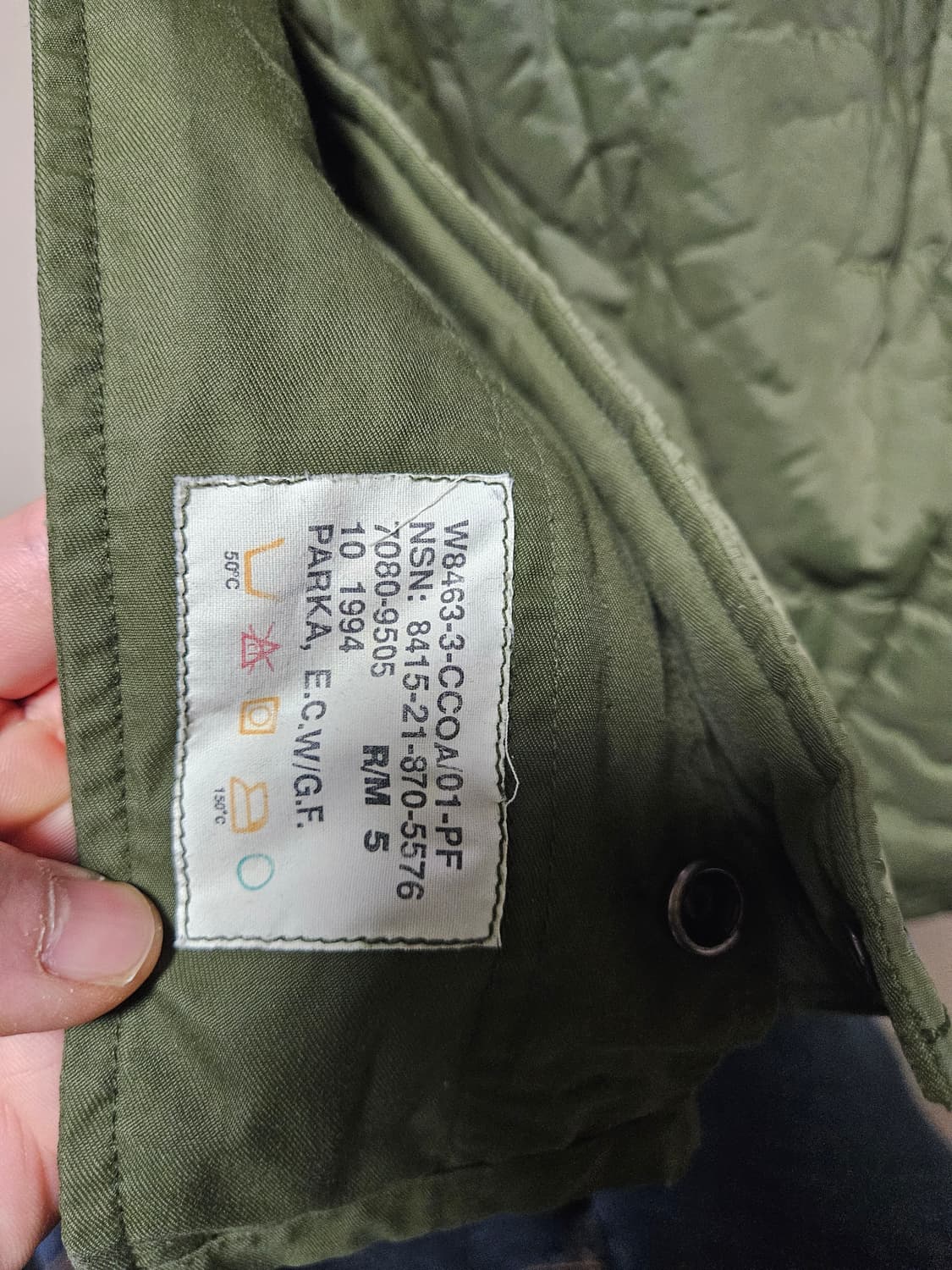 캐나다군 iecs 콜드웨더 파카 미디엄 레귤러 상품이미지4