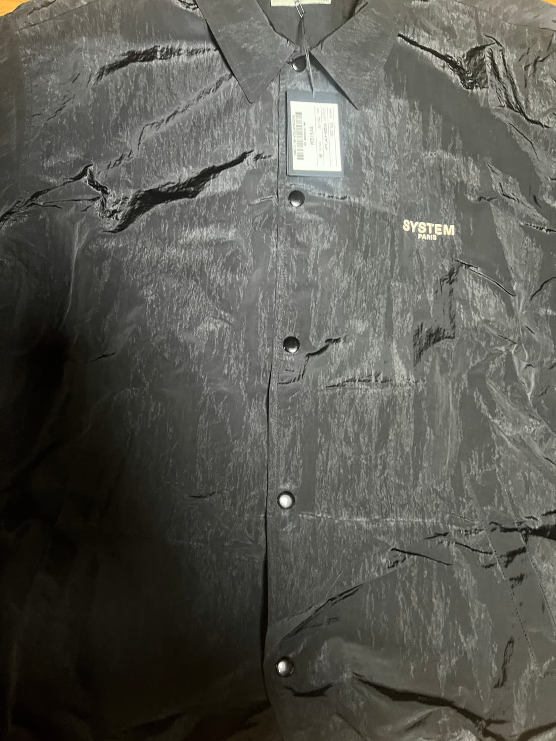 시스템옴므 파리컬렉션 코치자켓 샘플 100사이즈 새상품 판매합니다. 상품이미지3