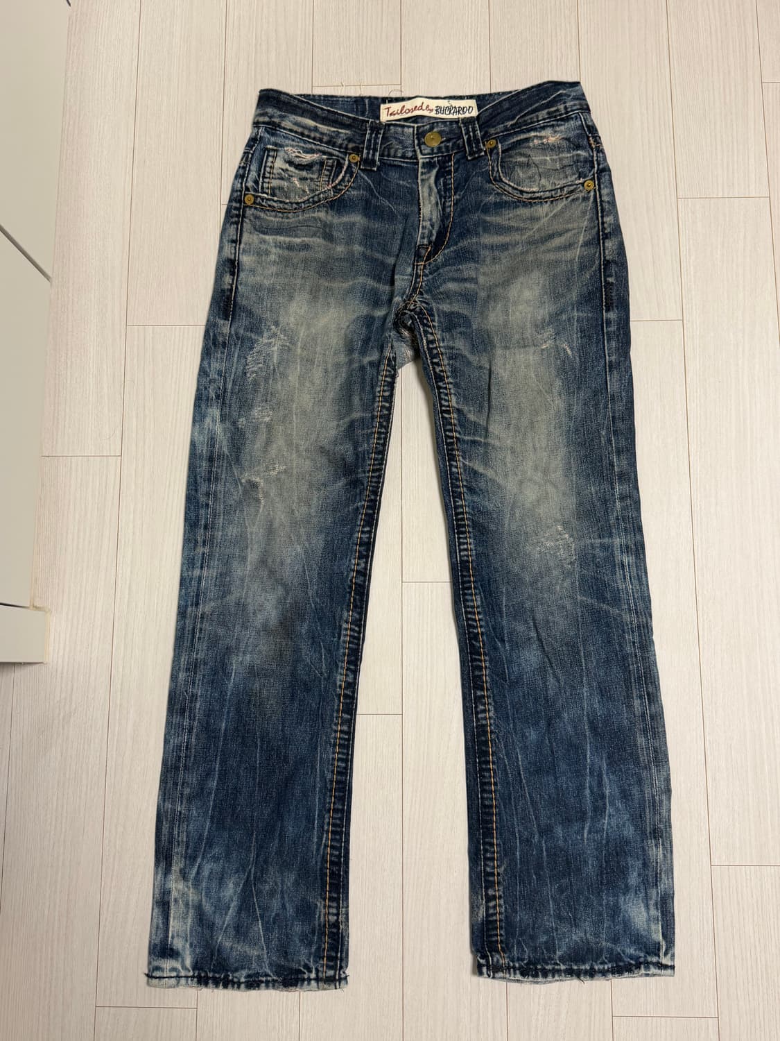 vintage Buckaroo washed pants(size 32) 상품이미지1