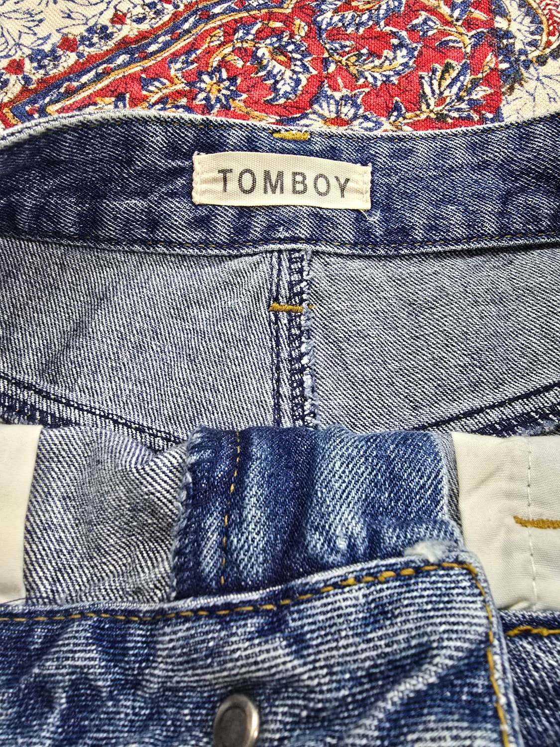 톰보이 데미지 청반바지 (1539) 상품이미지3