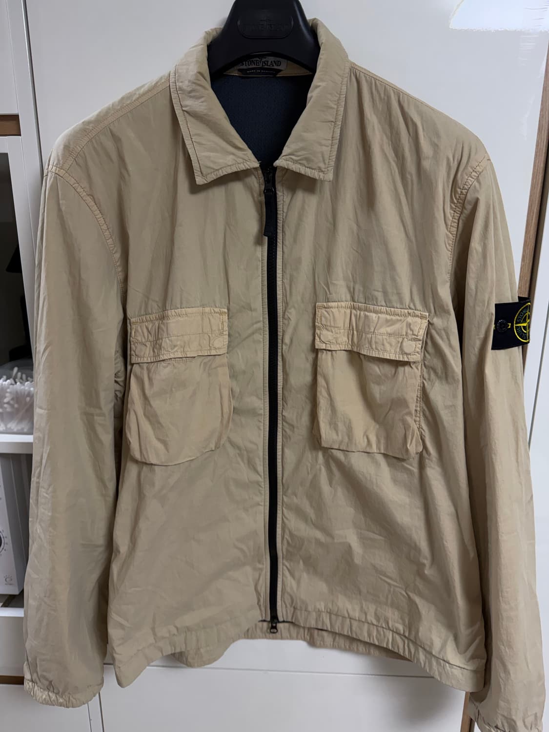 스톤아일랜드 셔츠자켓 베이지 xxl 상품이미지1